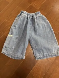 デニムハーフパンツ　130cm