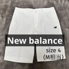 New balance ニューバランス ゴルフ 白 ショートパンツ　size4