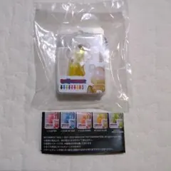 ベアブリック　パッケージチャームコレクションvol2　クリアイエロー
