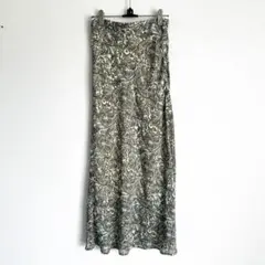 LOWRYSFARM ペイズリー柄 フレアスカート F