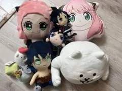 ぬいぐるみ　まとめ売り(アーニャ、すみっこぐらし、鬼滅の刃、にゃんこ大戦争)