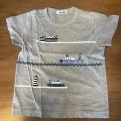 はるぴよ様　極美品⭐︎familiar 船プリント Tシャツ 120