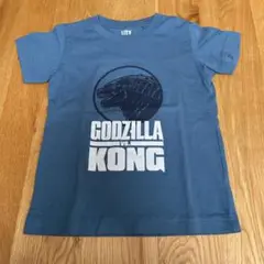 半袖Tシャツ　ゴジラ　ブルー