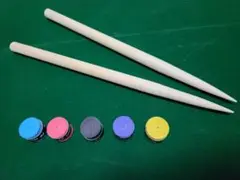 太鼓の達人 マイバチ 米ヒバ 長さ指定可 グリップカラー指定可