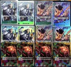 ザベスト2　ゾロ　SEC たしぎ　キャベンディッシュ　SR 4枚ずつ計12枚