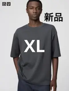 新品Uniqlo エアリズムコットンオーバーサイズTシャツ XL