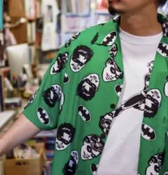 バットマン ロビン＆ロゴ アロハシャツ・オープンカラーシャツ