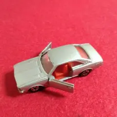 シルバー ミニカー オレンジ内装 4ドア