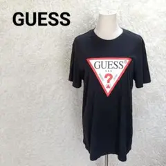 GUESS ゲス クラシックロゴ ブラックTシャツ Lサイズ 100%コットン