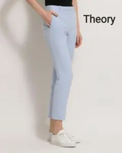 theory セオリー ストレッチ カジュアル パンツ ベイビーブルー S