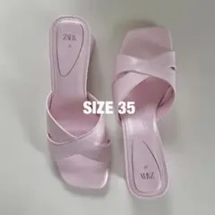 値下げ中　ZARA ミュール　35 新品未使用　タグ付き