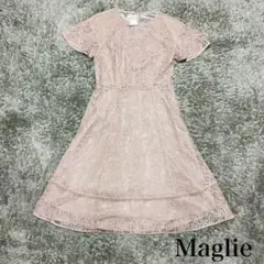 タグ付♡ Maglie マーリエパーエフデ 総レース ワンピース フレア 7