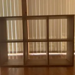無印良品　スタッキングシェルフ　3段×2列　オーク材