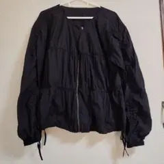 LAKOLE ラコレ シャーリングシアーブルゾン Mブラック