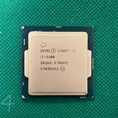 Intel Core i3-6100 CPU 3.70GHz 動作確認品
