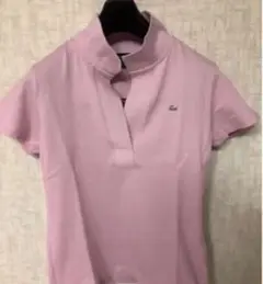 LACOSTE ラコステ ポロシャツ 半袖 42 ピンク パープル系 レディース