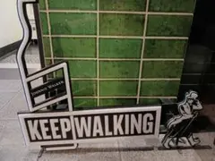 ジャンク品 Johnnie Walker KEEP WALKING スタンド