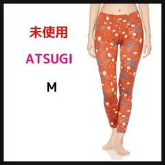 アツギ スパッツ クリアビューティアクティブ ヨガウェア ボタニカルフラワー柄