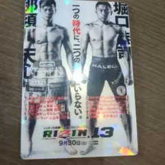 RIZIN 13 ファイトオーダーカード No.　02