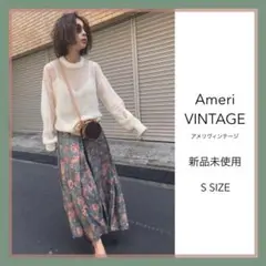 新品【Ameri VINTAGE】CHARLOTTE FLARE SKIRT S