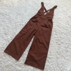 LILY BROWN リリィブラウン　サロペット　ブラウン　赤茶　Sサイズ