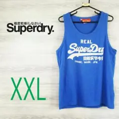 Superdry 極度乾燥●スーパードライ＜デカロゴ タンクトップ＞M0345m