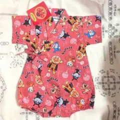 アンパンマン❤甚兵衛 ロンパース❤７０～８０cm