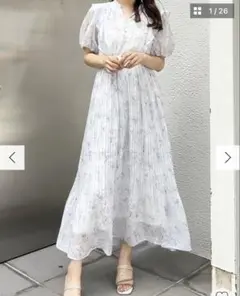 新品未使用未開封！マーキュリーデュオ　ワンピース　ライトグレー　Sサイズ♪