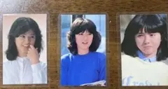 薬師丸ひろ子 写真3枚セット プロマイド 昭和アイドル