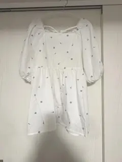 【今期新作⭐︎】 ehka sopo 半袖花柄ブラウス