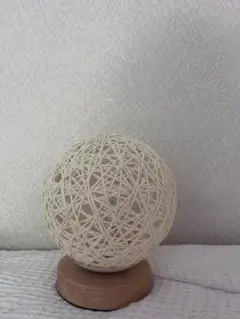 LED 卓上 ライト 間接照明 アイボリー 球体