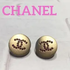 N⑨ CHANEL シャネル イヤリング ココマーク ココロゴ ゴールド
