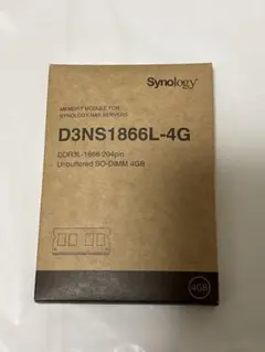 【美品】Synology D3NS1866L-4G 増設メモリ(4GB)