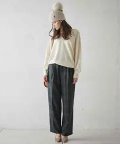 美品 ウィムガゼット カシミヤニット プルオーバー