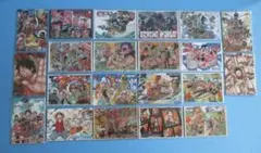 ワンピース◎扉絵マグネット21枚セット◎ONEPIECE原画尾田栄一郎