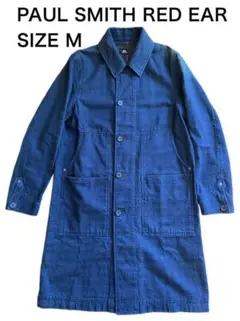 【XL相当】Paul Smith RED EAR 極厚ウール ニットコート 革 XL相当】Paul Smith RED EAR 極厚ウール ニットコート 革