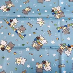 ☆こぐまちゃん絵本「つみき」☆ オックス生地 綿100% １１０㎝×５０㎝