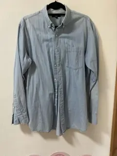 UNIQLO ボタンダウンシャツ XL ライトブルー