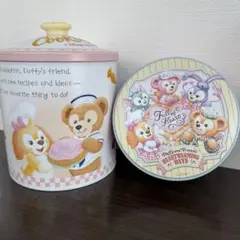 ディズニー 空き缶 ダッフィー フレンズ