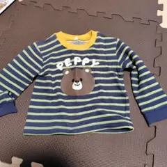 PEPPY クマイラスト トレーナー 90センチ