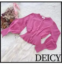 【お値下げ】* デイシー ピンクカーディガン * DEICY♡