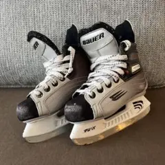 BAUER Vapor X2.7 アイスホッケー靴 グレー/ブラックサイズY10