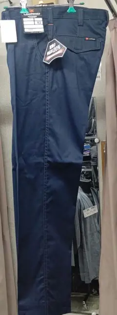 ネイビー ワークパンツ スーパーストレッチ 20%　82cm