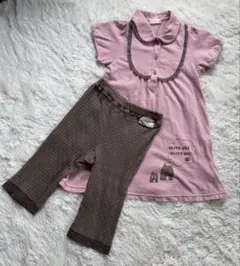 OLIVE des OLIVE トップスとレギンスセット 120