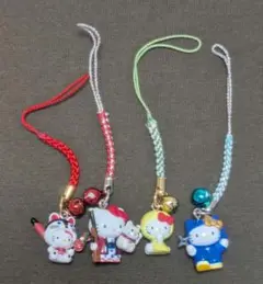 ご当地キティストラップ4点