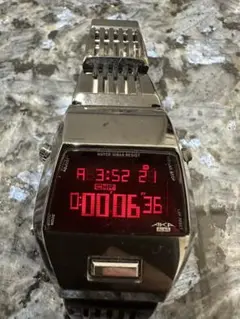 ALBA SEIKO AKA W670-4000 Digital LED Watch - Gunmetal, Rare
