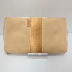 HERMES エルメス フールトゥ 長財布 ラウンドファスナー キャンバス地