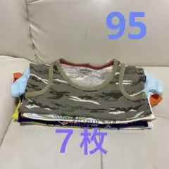 迷彩柄タンクトップとTシャツセット 7枚
