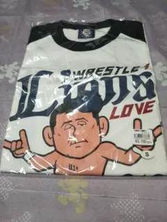訳あり未使用品 埼玉西武ライオンズ 田邊監督×武藤敬司 コラボTシャツ Sサイズ