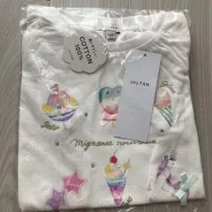 お値下げ♡anyfam♡オフショル♡スイーツ柄♡120♡新品♡